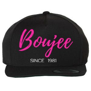 Classy Boujee Since 1981 Gift Wool Snapback Cap