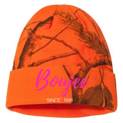 Classy Boujee Since 1981 Gift Kati Licensed 12" Camo Beanie