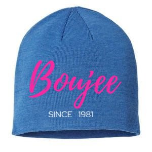 Classy Boujee Since 1981 Gift Sustainable Beanie