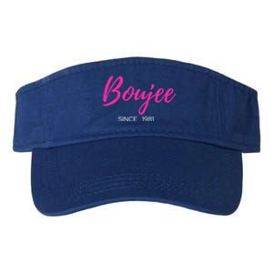 Classy Boujee Since 1981 Gift Valucap Bio-Washed Visor