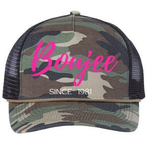 Classy Boujee Since 1981 Gift Retro Rope Trucker Hat Cap