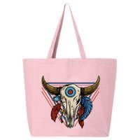 Classic Buffalo Skull Native American Tribe Totem 25L Jumbo Tote