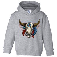 Classic Buffalo Skull Native American Tribe Totem Toddler Hoodie