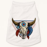 Classic Buffalo Skull Native American Tribe Totem Doggie Tank