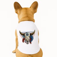 Classic Buffalo Skull Native American Tribe Totem Doggie Tank