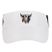 Classic Buffalo Skull Native American Tribe Totem Adult Drive Performance Visor