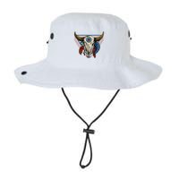 Classic Buffalo Skull Native American Tribe Totem Bucket Hat
