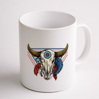 Classic Buffalo Skull Native American Tribe Totem Mug