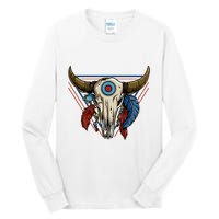 Classic Buffalo Skull Native American Tribe Totem Tall Long Sleeve T-Shirt