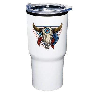 Classic Buffalo Skull Native American Tribe Totem Tumbler