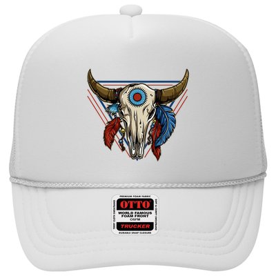 Classic Buffalo Skull Native American Tribe Totem Trucker Hat