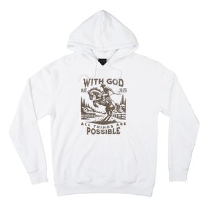 Cowboy Bible Scripture Verse Western Jesus For Faith Hoodie