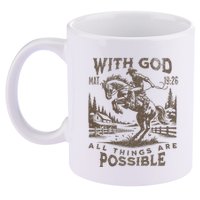 Cowboy Bible Scripture Verse Western Jesus For Faith 11oz C Handle Ceramic Mug