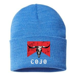 C.O.J.O Bull Skull Music Country 70s Cowboys Boots Sustainable Knit Beanie