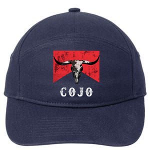 C.O.J.O Bull Skull Music Country 70s Cowboys Boots 7-Panel Snapback Hat