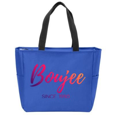 Classy Boujee Since 1990 Gift Zip Tote Bag