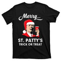 Christmas Biden Santa Merry St PattyS Trick Or Treat Funny T-Shirt