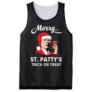 Christmas Biden Santa Merry St PattyS Trick Or Treat Funny Mesh Reversible Basketball Jersey Tank