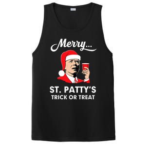 Christmas Biden Santa Merry St PattyS Trick Or Treat Funny PosiCharge Competitor Tank