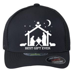 Christian Bible School Jesus Nativity Scene Flexfit Unipanel Trucker Cap