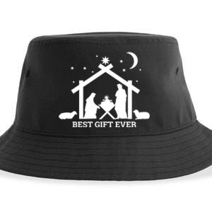 Christian Bible School Jesus Nativity Scene Sustainable Bucket Hat