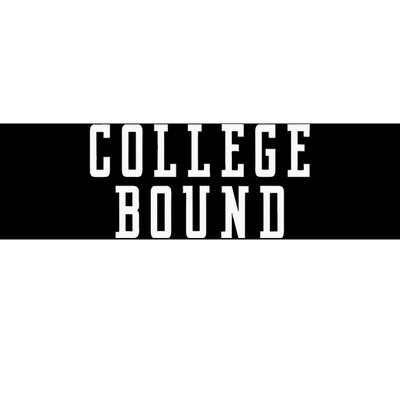 College Bound Student Announcement Bumper Sticker