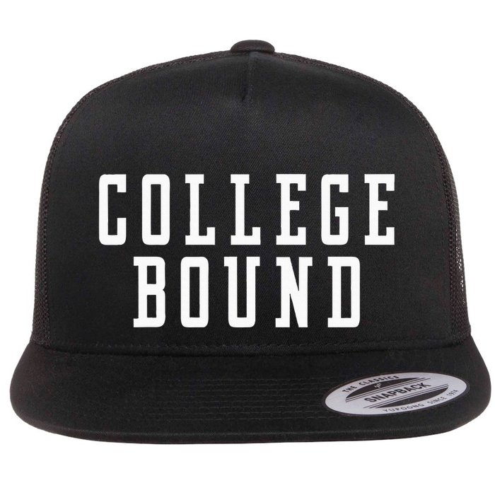 College Bound Student Announcement Flat Bill Trucker Hat