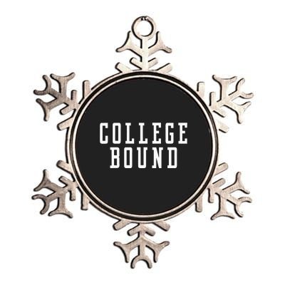 College Bound Student Announcement Metallic Star Ornament