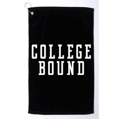 College Bound Student Announcement Platinum Collection Golf Towel