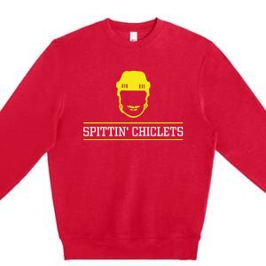 Chicletsnation Bauer Spittin Chiclets Premium Crewneck Sweatshirt