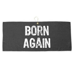 Christian Bible Scripture Church Born Again Large Microfiber Waffle Golf Towel