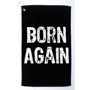 Christian Bible Scripture Church Born Again Platinum Collection Golf Towel