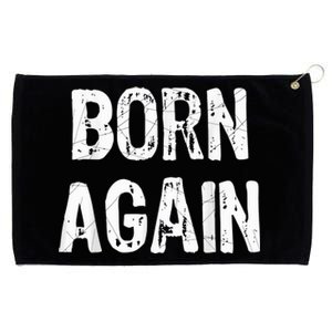 Christian Bible Scripture Church Born Again Grommeted Golf Towel