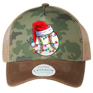 Christmas Baseball Santa Hat Funny Xmas Pajama Cute Gift Legacy Tie Dye Trucker Hat