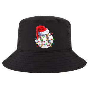 Christmas Baseball Santa Hat Funny Xmas Pajama Cute Gift Cool Comfort Performance Bucket Hat