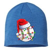 Christmas Baseball Santa Hat Funny Xmas Pajama Cute Gift Sustainable Beanie