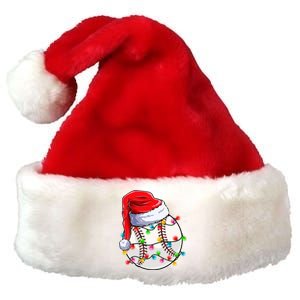 Christmas Baseball Santa Hat Funny Xmas Pajama Cute Gift Premium Christmas Santa Hat