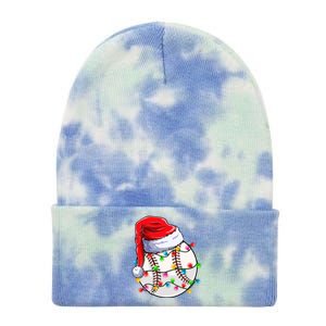 Christmas Baseball Santa Hat Funny Xmas Pajama Cute Gift Tie Dye 12in Knit Beanie