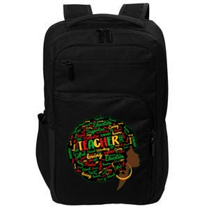 Cute Black Smart Teacher 'S Pride Black History Month Gift Impact Tech Backpack