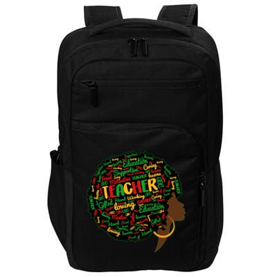 Cute Black Smart Teacher 'S Pride Black History Month Gift Impact Tech Backpack