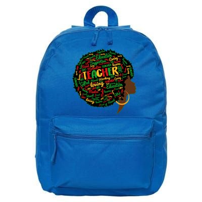 Cute Black Smart Teacher 'S Pride Black History Month Gift 16 in Basic Backpack