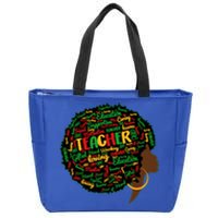 Cute Black Smart Teacher 'S Pride Black History Month Gift Zip Tote Bag