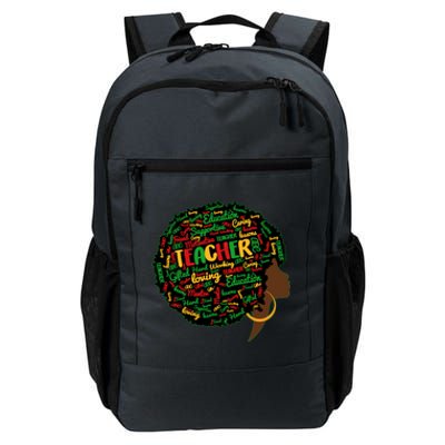 Cute Black Smart Teacher 'S Pride Black History Month Gift Daily Commute Backpack