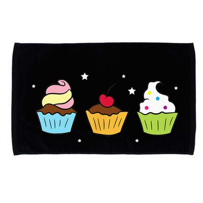 Cupcakes Baking Sweet Cupcakes Sweet Cupcake Baking Microfiber Hand Towel