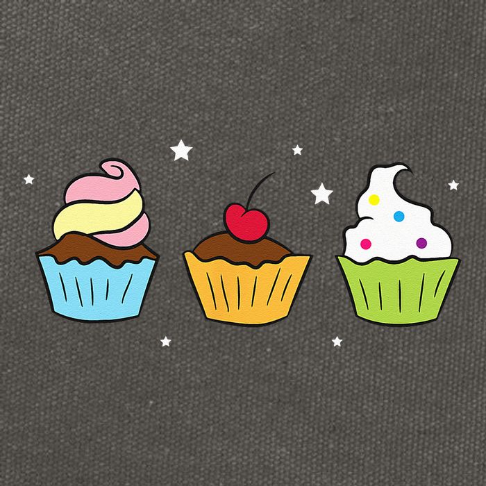 Cupcakes Baking Sweet Cupcakes Sweet Cupcake Baking Cotton Canvas Backpack