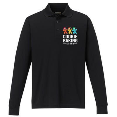 Cookie Baking Squad Christmas Cookie Baking Crew Gift Performance Long Sleeve Polo