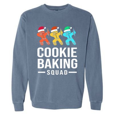 Cookie Baking Squad Christmas Cookie Baking Crew Gift Garment-Dyed Sweatshirt