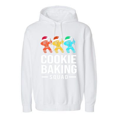 Cookie Baking Squad Christmas Cookie Baking Crew Gift Garment-Dyed Fleece Hoodie