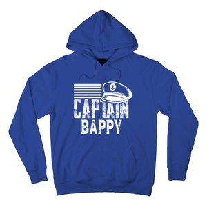 Captain Bappy Sailing Captain Hat Boat Owner Boating Sweatshirt Hoodie