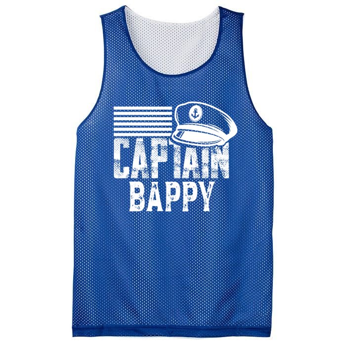 Captain Bappy Sailing Captain Hat Boat Owner Boating Sweatshirt Mesh Reversible Basketball Jersey Tank